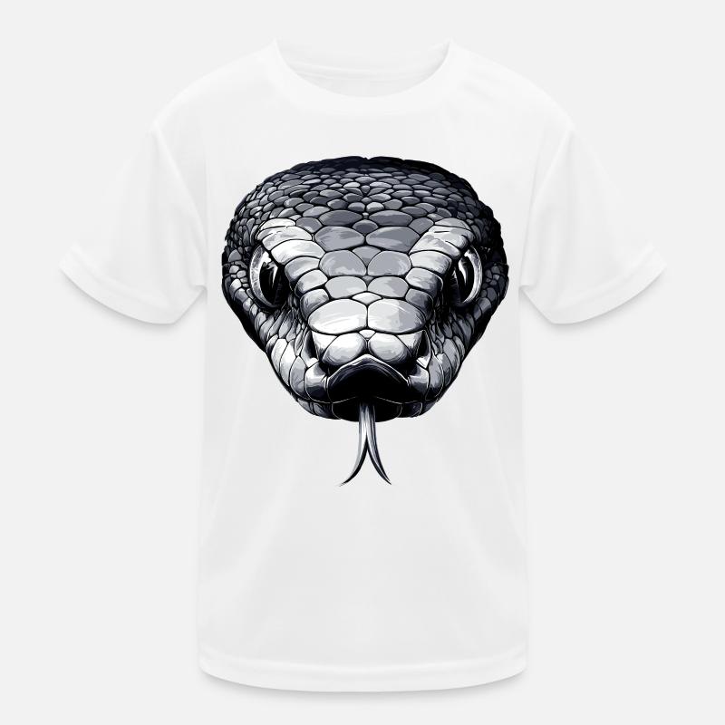 Snake Python Cobra Mamba Rattlesnake Snake Kids Functional T-Shirt