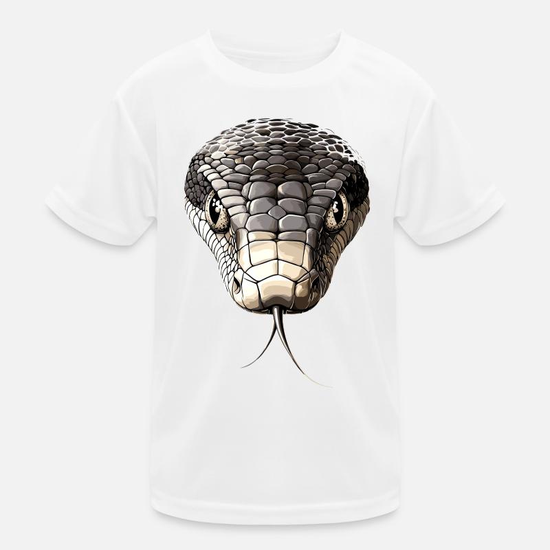 Snake Python Cobra Mamba Rattlesnake Snake Kids Functional T-Shirt