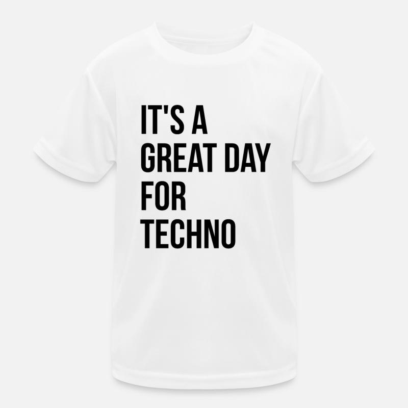 Techno Kids Functional T-Shirt