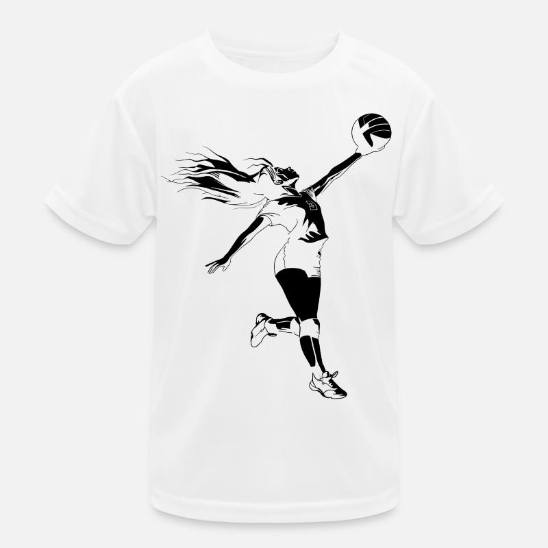 Volleyball player Kids Functional T-Shirt