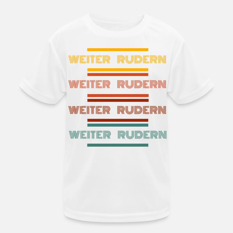 Weiter Rudern Kinder Funktions-T-Shirt