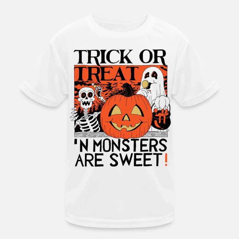 Süßes oder Saures Kinder Funktions-T-Shirt