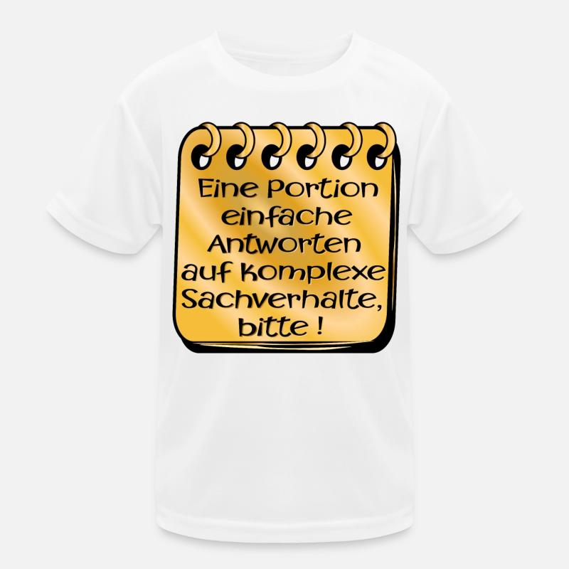 POPULISMUS Kinder Funktions-T-Shirt
