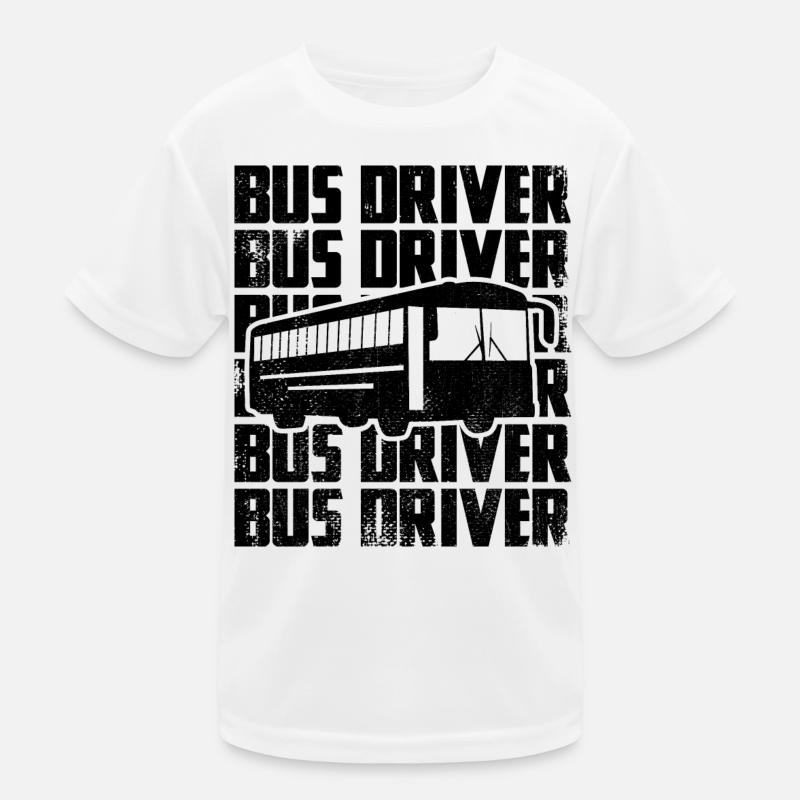 chauffeur de bus T-shirt sport Enfant