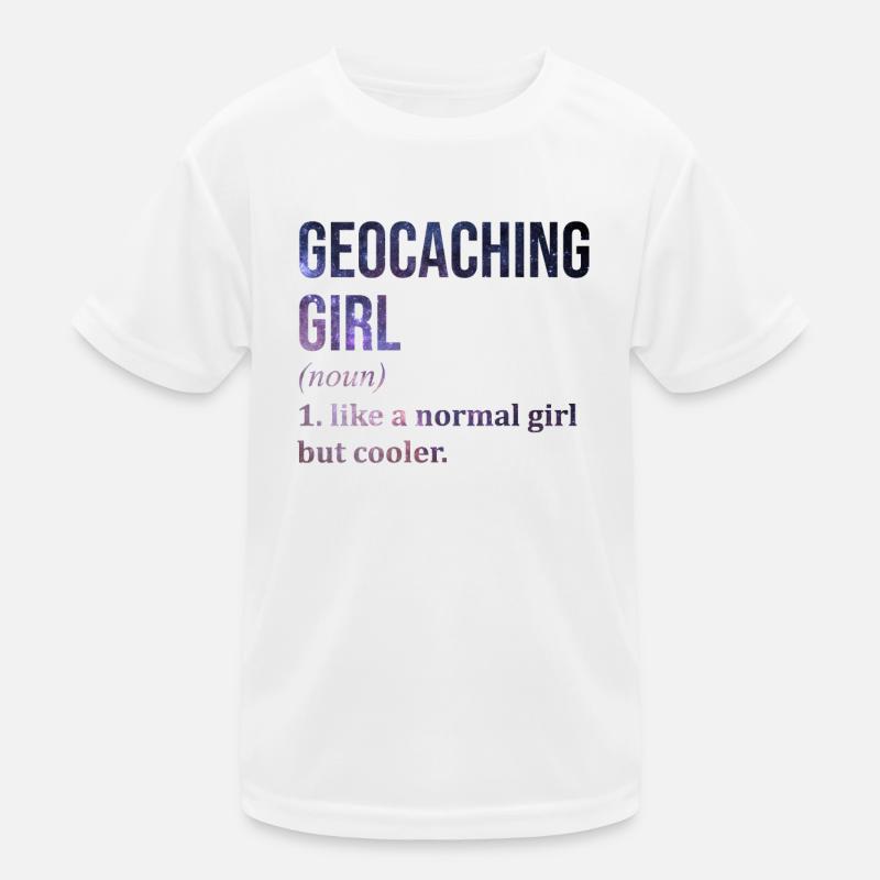 Geocaching Kids Functional T-Shirt