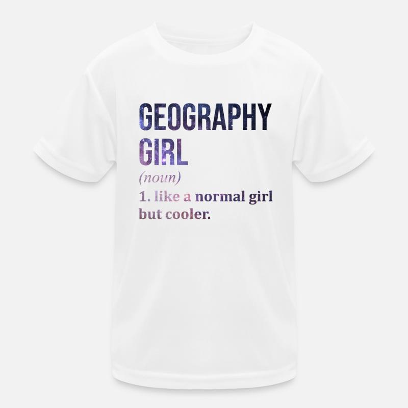 Geography Kids Functional T-Shirt
