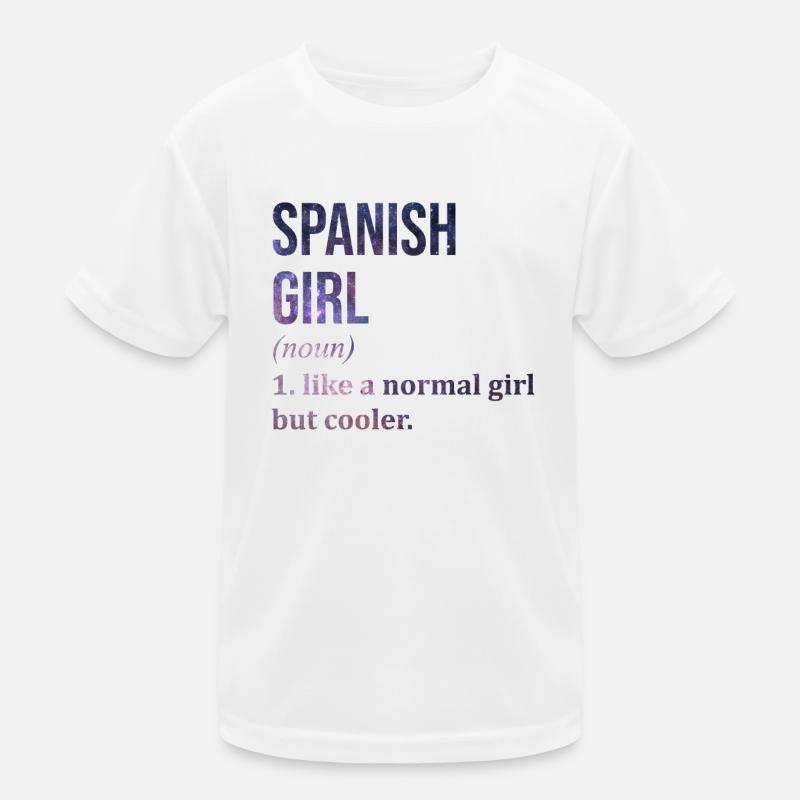 Spain Kids Functional T-Shirt