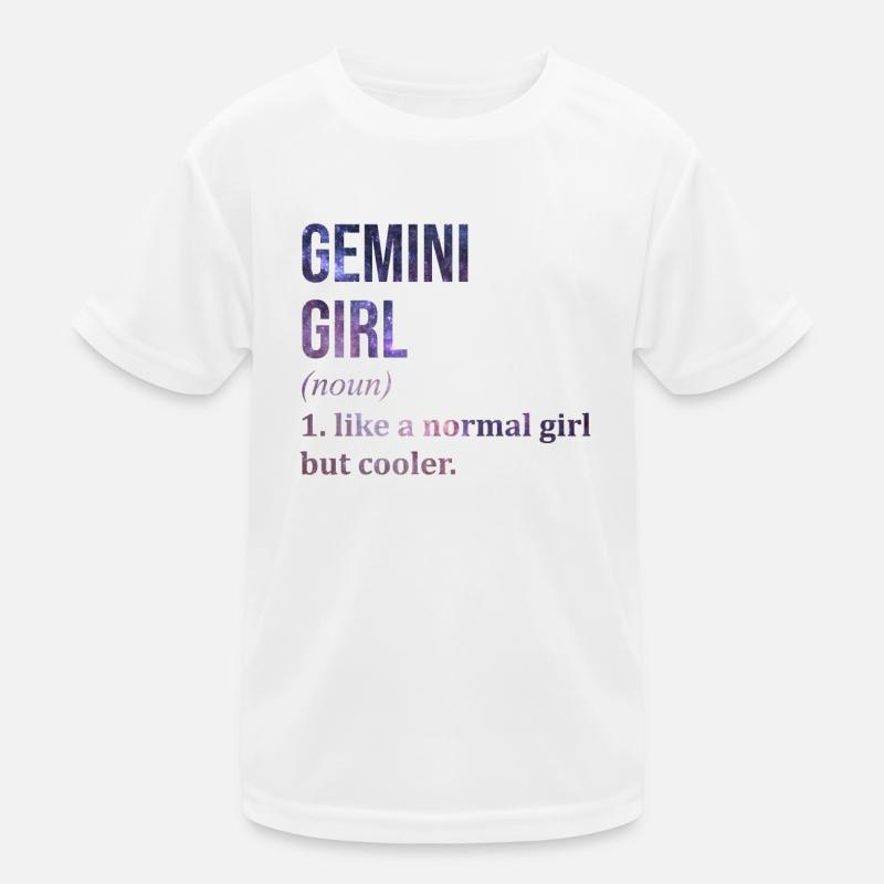 Zwillinge Kinder Funktions-T-Shirt