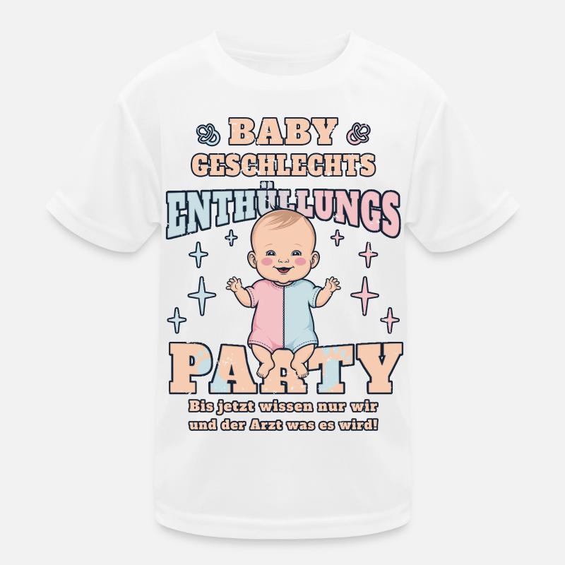 Fête de révélation de bébé T-shirt sport Enfant