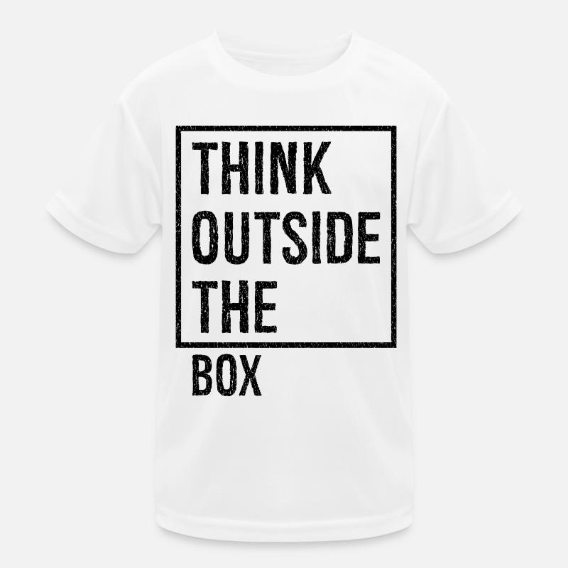 think outside the box T-shirt sport Enfant