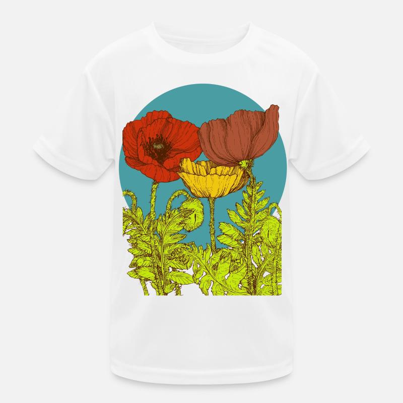 Poppies Kids Functional T-Shirt