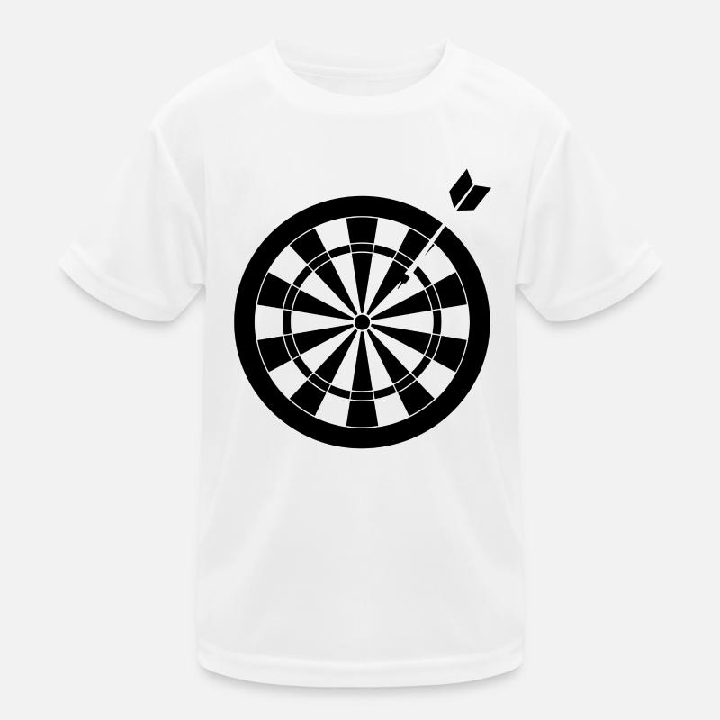 Dartscheibe Kinder Funktions-T-Shirt