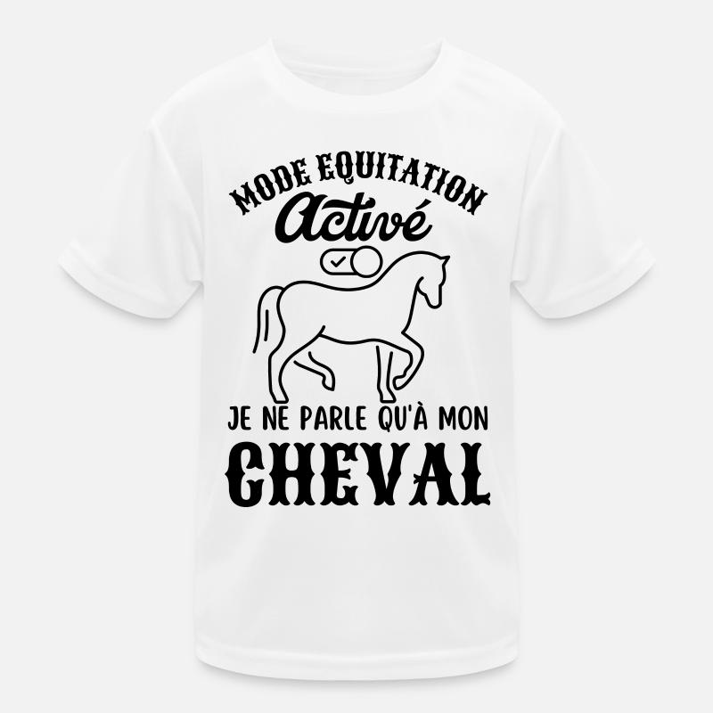 Mode équitation activé T-shirt sport Enfant