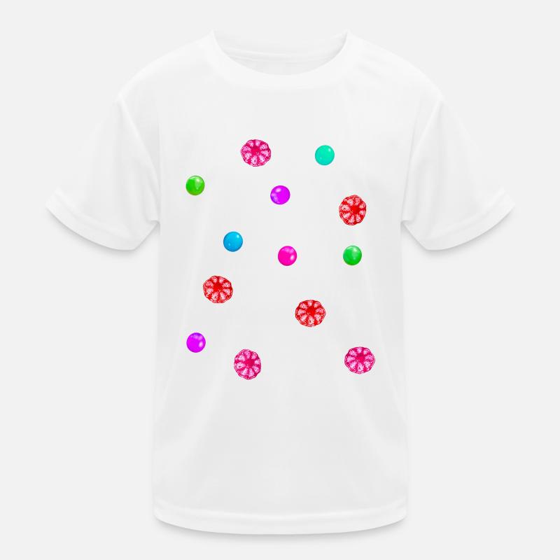 Bonbons colorés pour le carnaval et le carnaval T-shirt sport Enfant