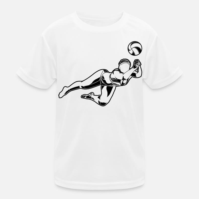 Beach volleyball player Kids Functional T-Shirt