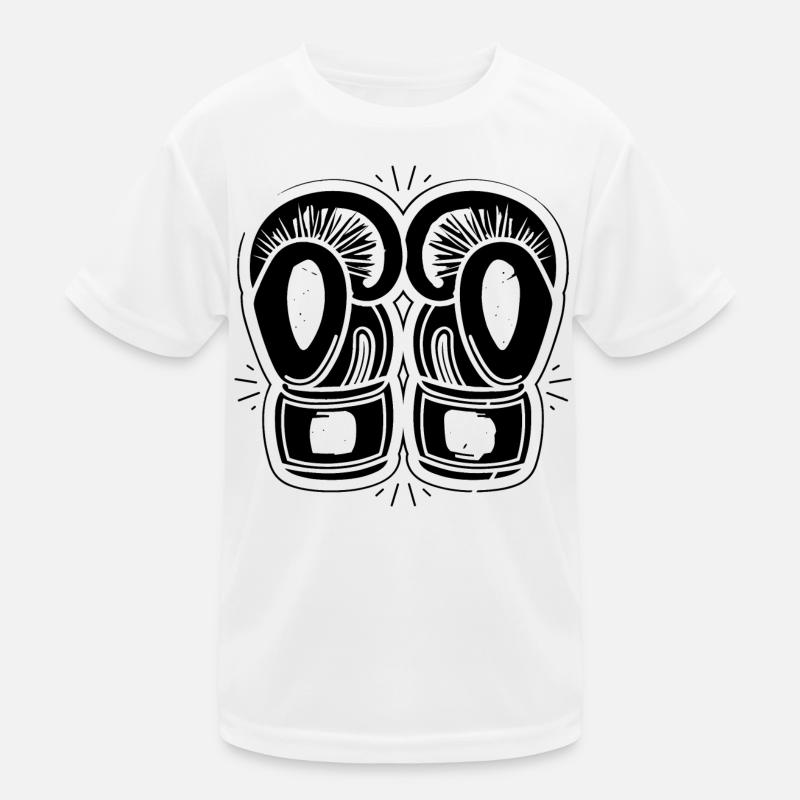 Boxhandschuhe Zeichnung Kinder Funktions-T-Shirt