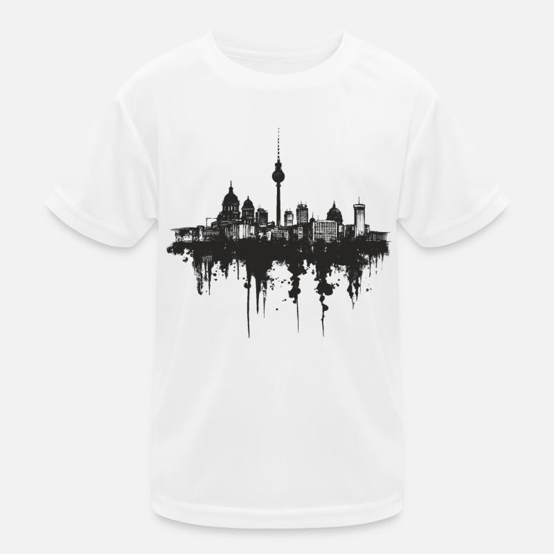Berlin Skyline Kids Functional T-Shirt
