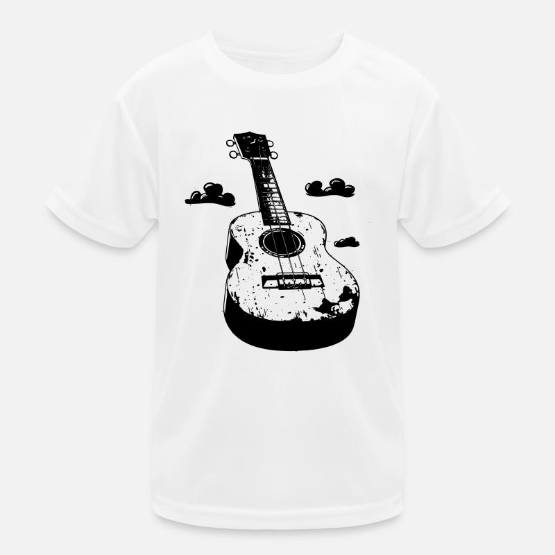Ukulele Comic Style Kids Functional T-Shirt
