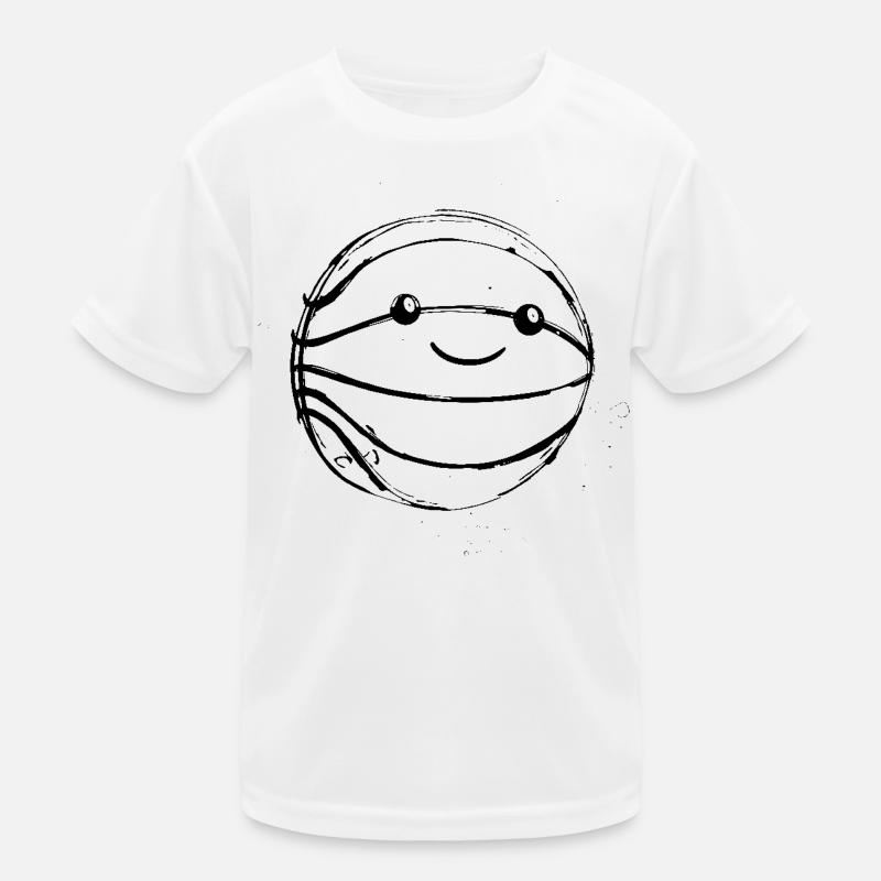 Ballon de basket-ball Look bande dessinée T-shirt sport Enfant