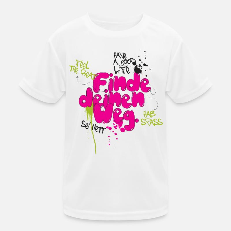 Finde deinen weg Kinder Funktions-T-Shirt