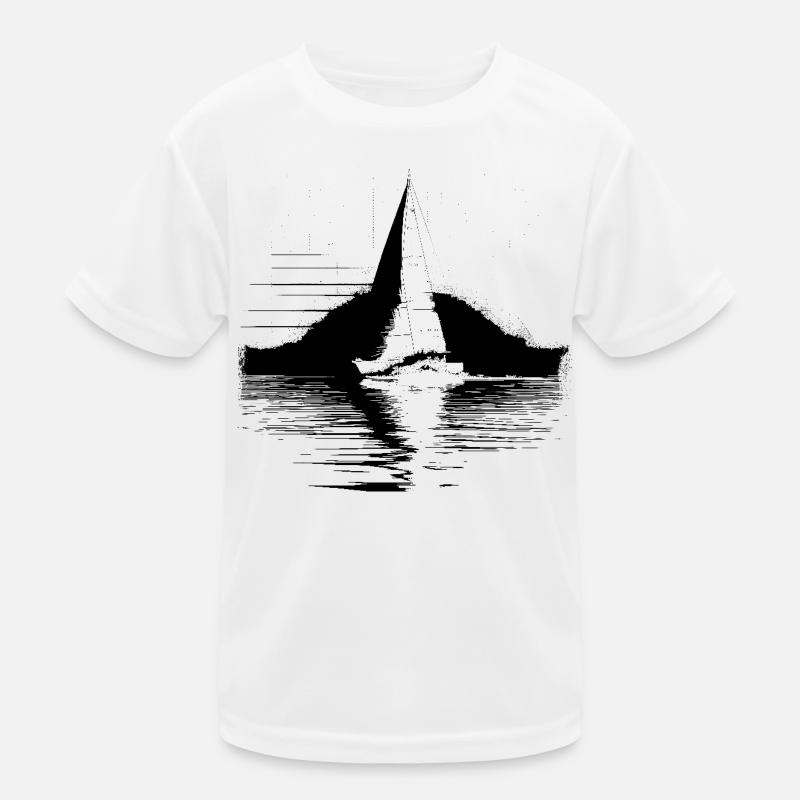 Sailing ship Kids Functional T-Shirt