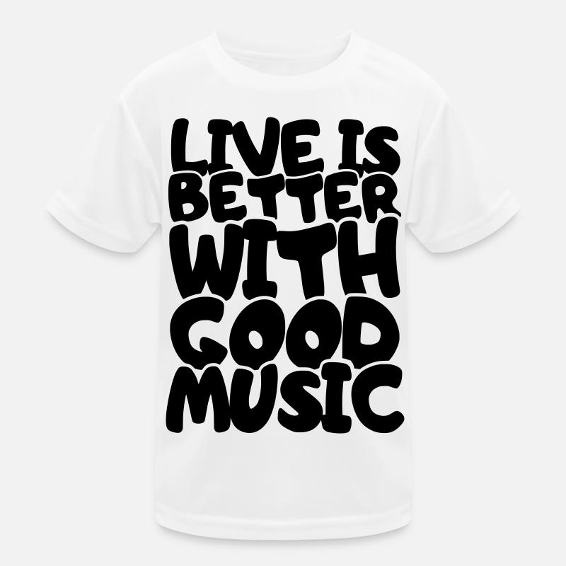 Life is better with # Kids Functional T-Shirt