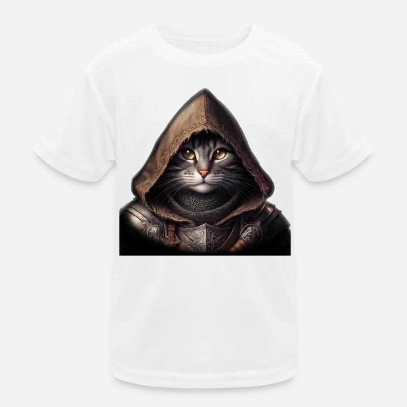 Chevalier Chat T-shirt sport Enfant