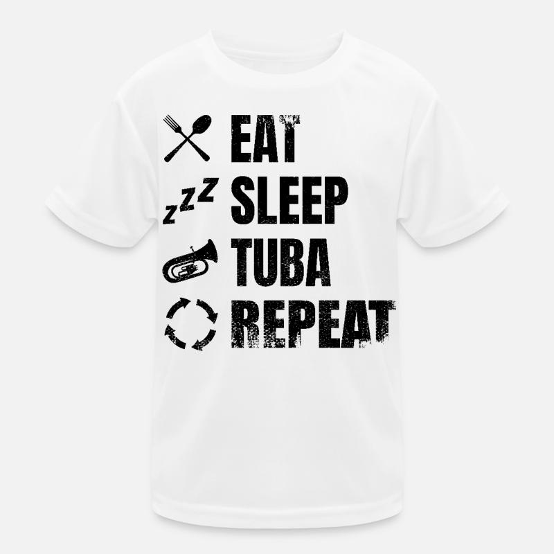 Tuba Daily Routine Kids Functional T-Shirt
