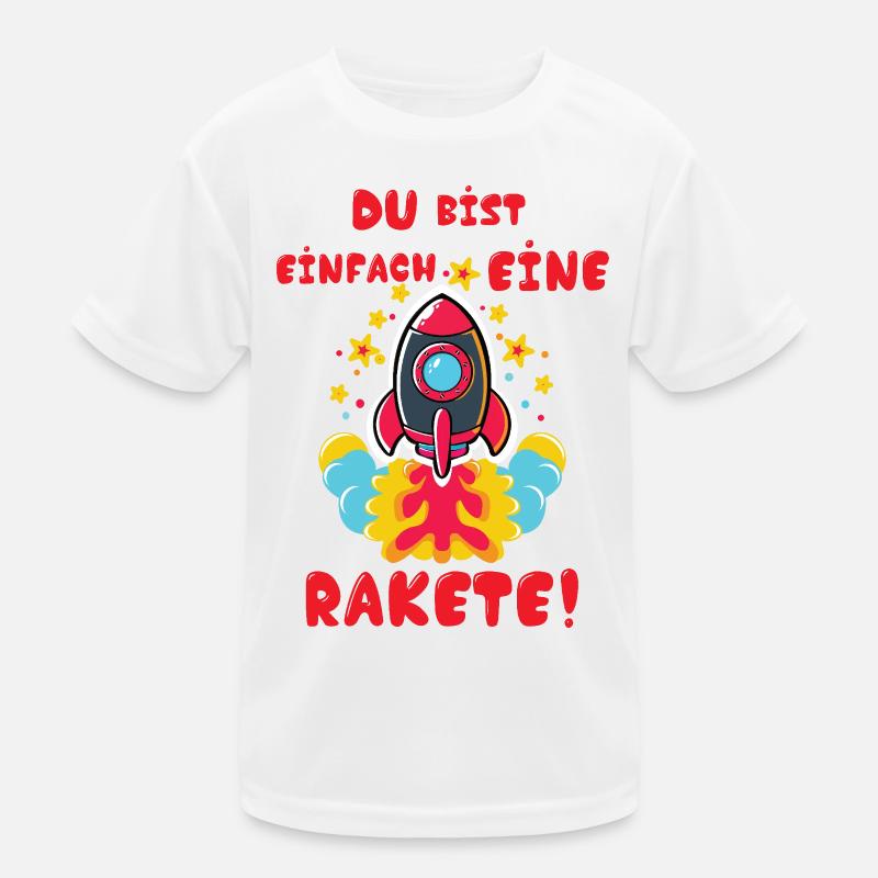 Rakete Kinder Funktions-T-Shirt