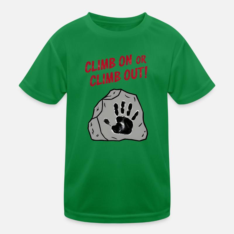 Montez ou sortez T-shirt sport Enfant