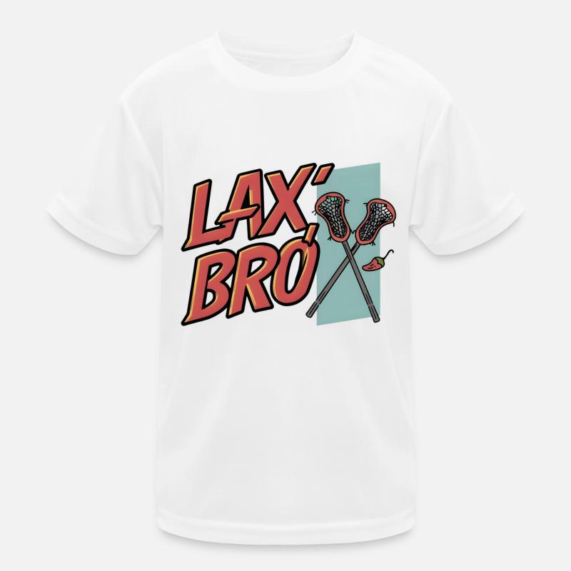 Lax, Bro Kids Functional T-Shirt