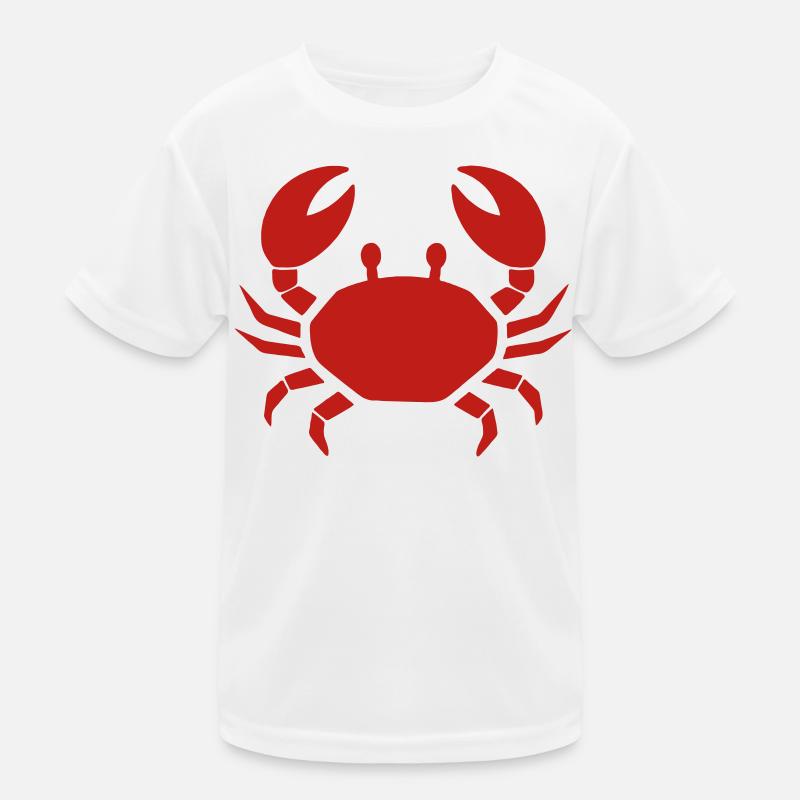 Breloque crabe côtier T-shirt sport Enfant