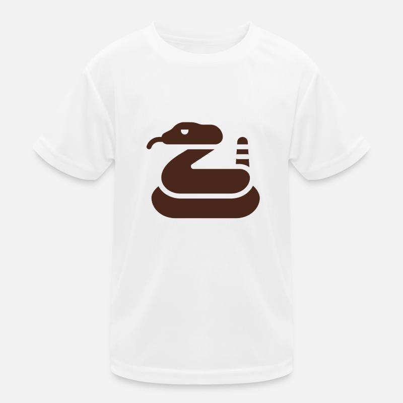 Incroyable serpent à sonnettes T-shirt sport Enfant