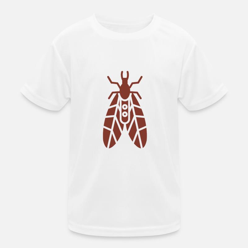 Fragile caddisfly - Kids Functional T-Shirt - white