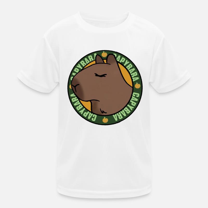 Capybara détendu – Chilled Vibes T-shirt sport Enfant