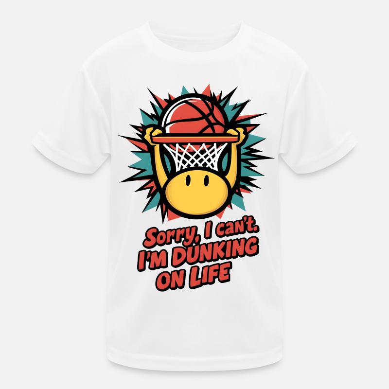 Dunking on Life Kids Functional T-Shirt