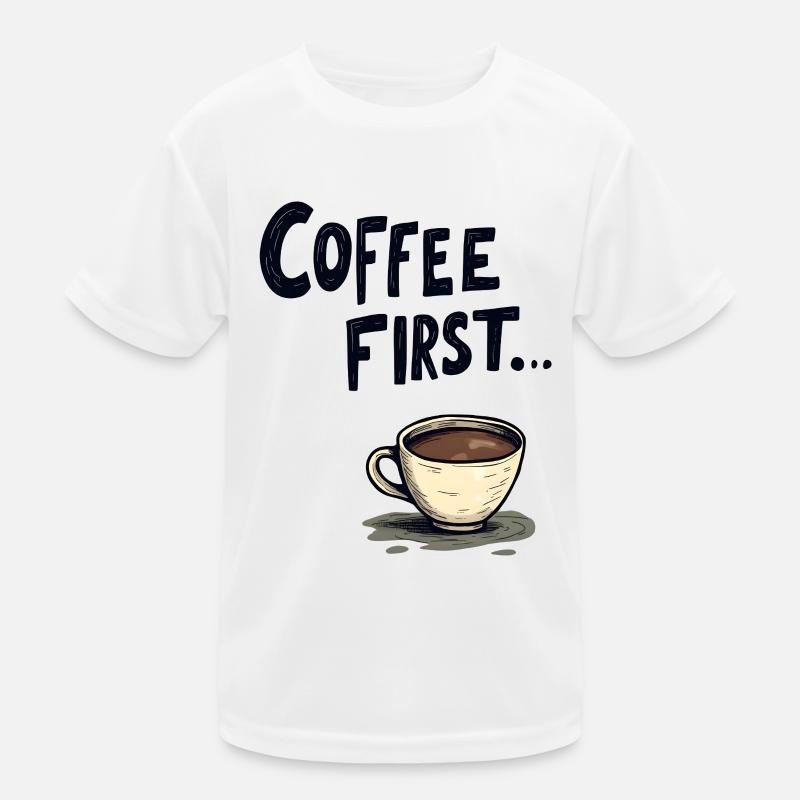 Coffee First Kids Functional T-Shirt