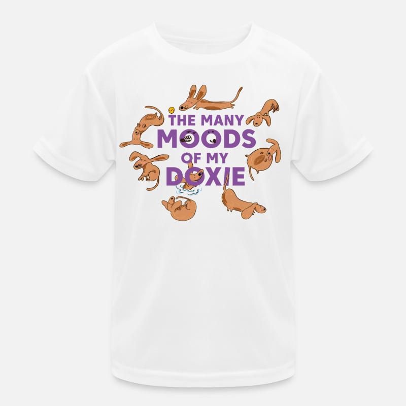 Dackel-Launen – Jeder Tag ein Abenteuer Kinder Funktions-T-Shirt