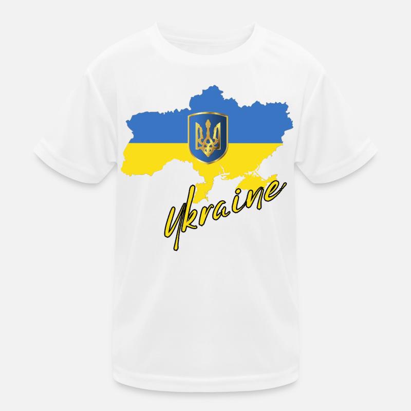 Ukrainischer Stolz, Ukrainische Flagge Kinder Funktions-T-Shirt