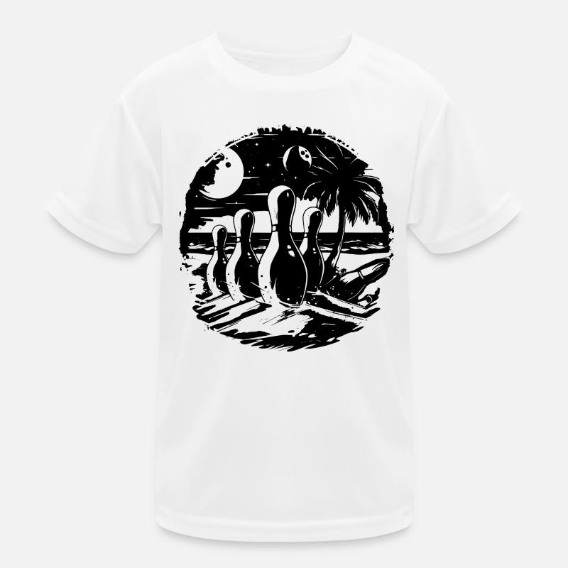 Bowling beach Kids Functional T-Shirt