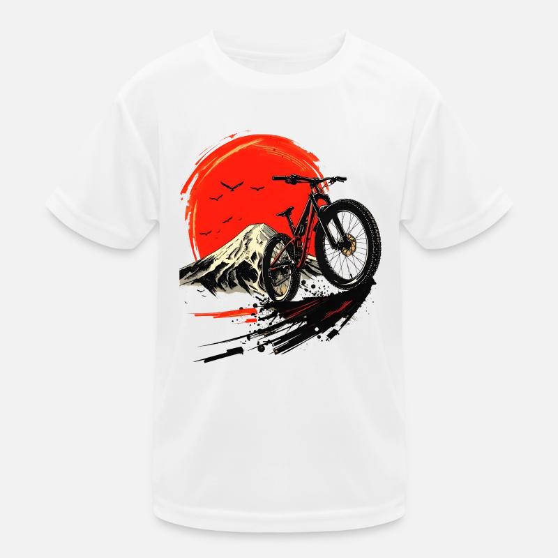 Mountain biking Kids Functional T-Shirt