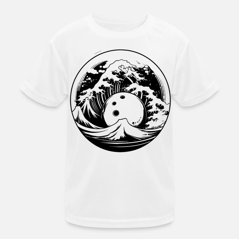 Bowling Kinder Funktions-T-Shirt