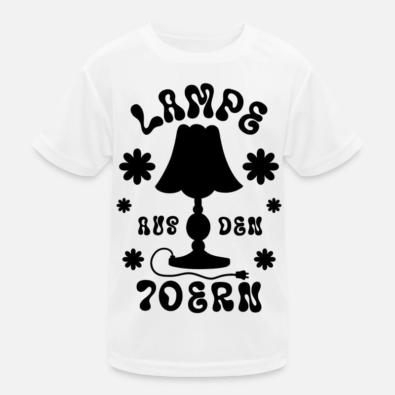 Lampe aus den 70ern Kinder Funktions-T-Shirt