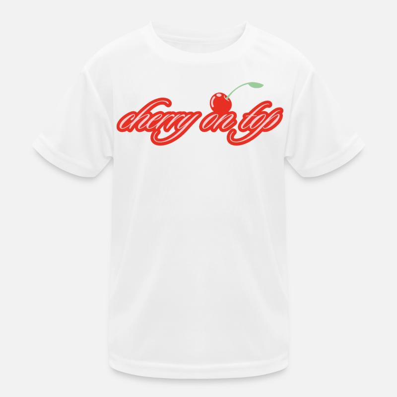 Cherry On Top  Kinder Funktions-T-Shirt