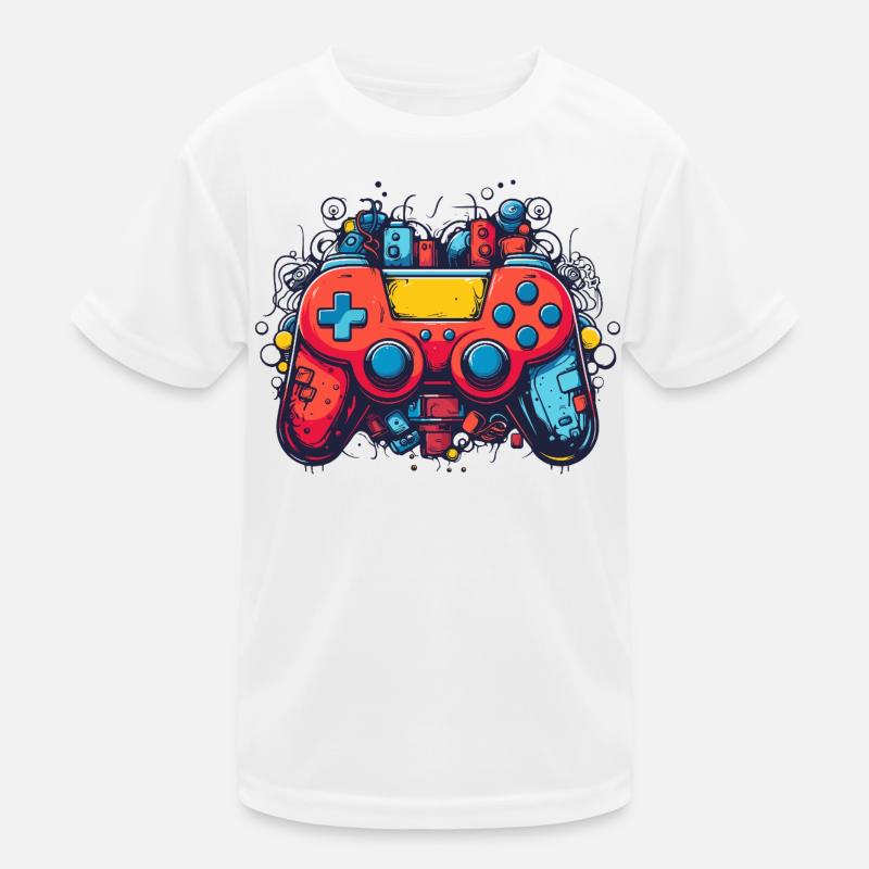 Manette de jeu vintage T-shirt sport Enfant