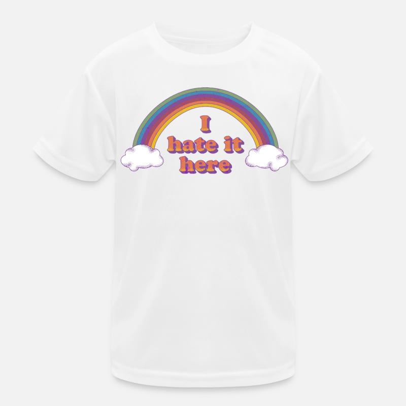 Ironic rainbow curse Kids Functional T-Shirt