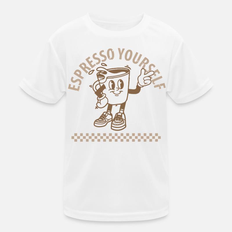 Espresso Yourself Café T-shirt sport Enfant