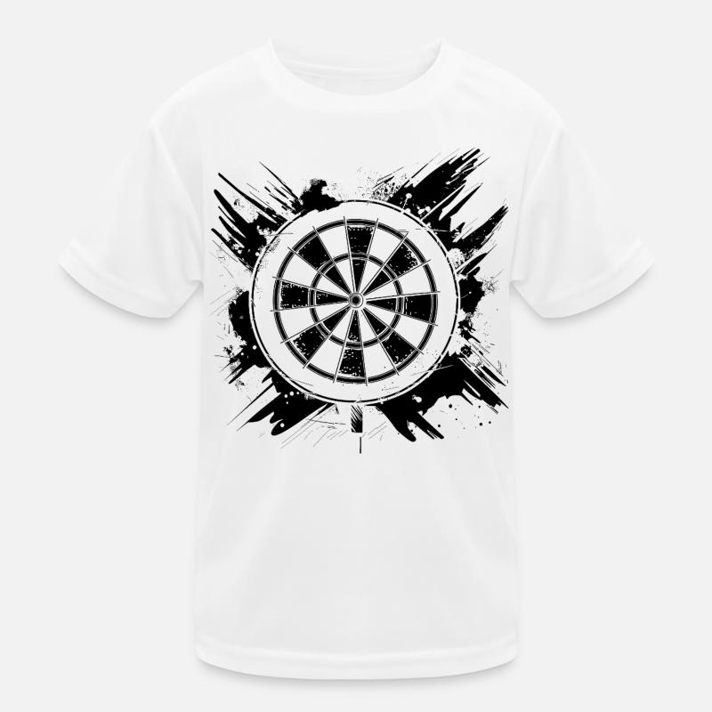 Dartscheibe Kinder Funktions-T-Shirt