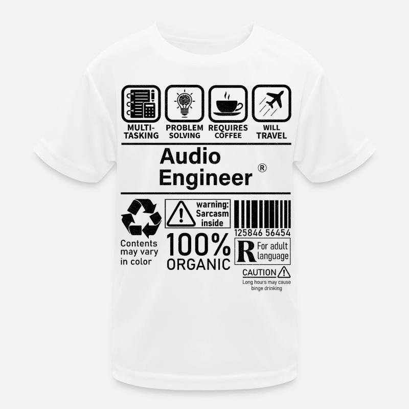 Ingénieur du son multitâche résolution de problèmes T-shirt sport Enfant