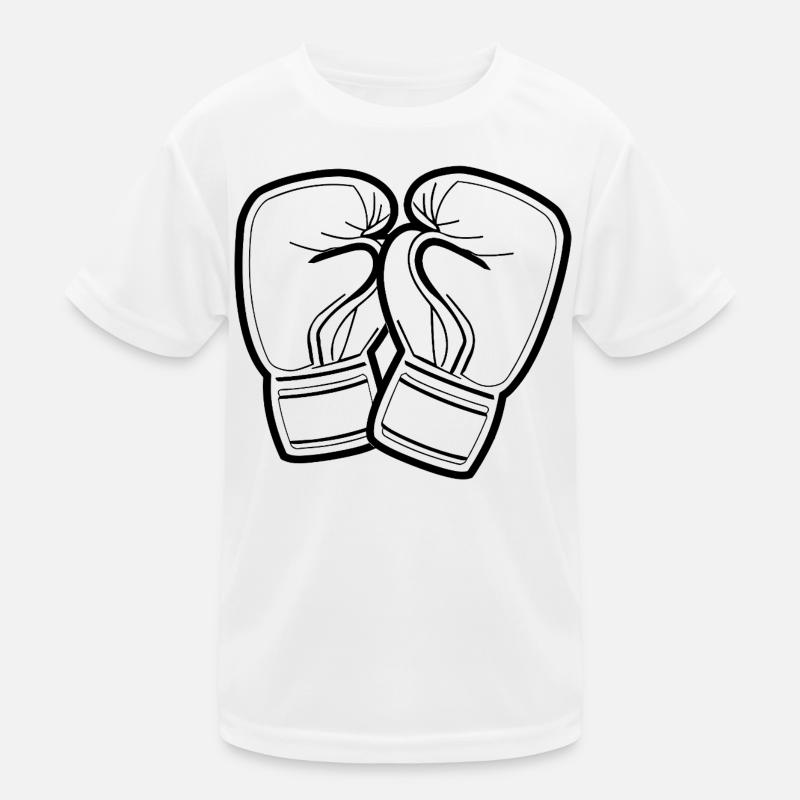 Gants de boxe Line Art T-shirt sport Enfant